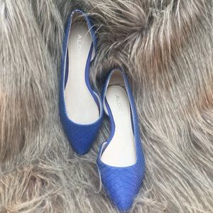 Aldo Royal Blue Flats - Size 6.5